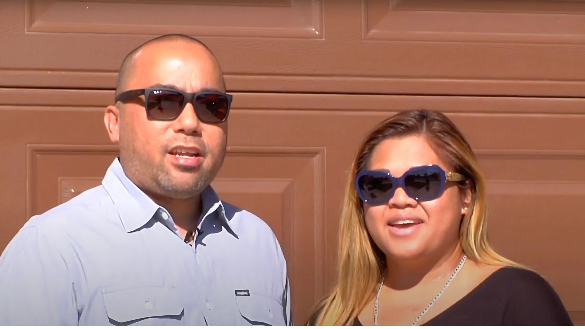 Load video: Customer testimonial showing a garage door being restored using the DooRestore Kit, with before and after results.